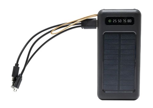 סוללת גיבוי טעינה סולארית FORCE ULTRA 10,000MAH וגם פנס SEMICOM SM-SOLAR-ULTRA