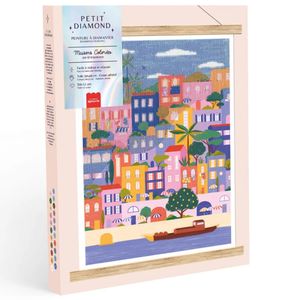 יצירה לגדולים - שיבוץ אבני חן - Diamond paiting - Colorful Houses La Petite Epicerie