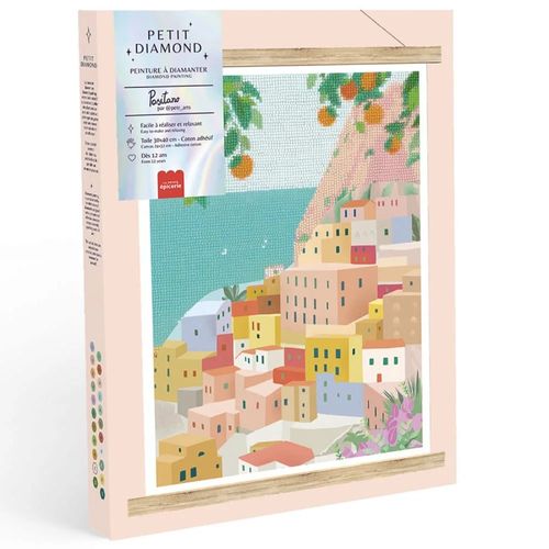 יצירה לגדולים - שיבוץ אבני חן - Diamond paiting- Positano