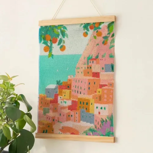 יצירה לגדולים - שיבוץ אבני חן - Diamond paiting- Positano
