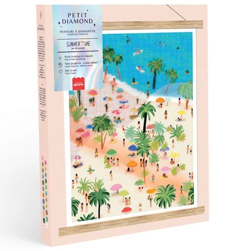 יצירה לגדולים - שיבוץ אבני חן - Diamond paiting- Summer time