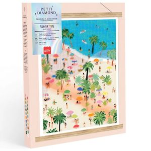 יצירה לגדולים - שיבוץ אבני חן - Diamond paiting- Summer time La Petite Epicerie