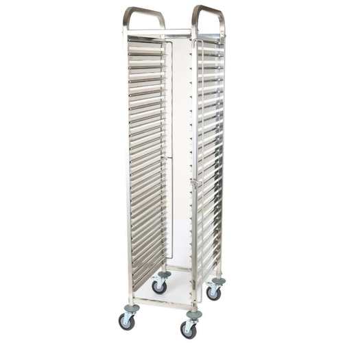 עגלת בגט 16 מדפים 60*40 נירוסטה 47*62*173 ס