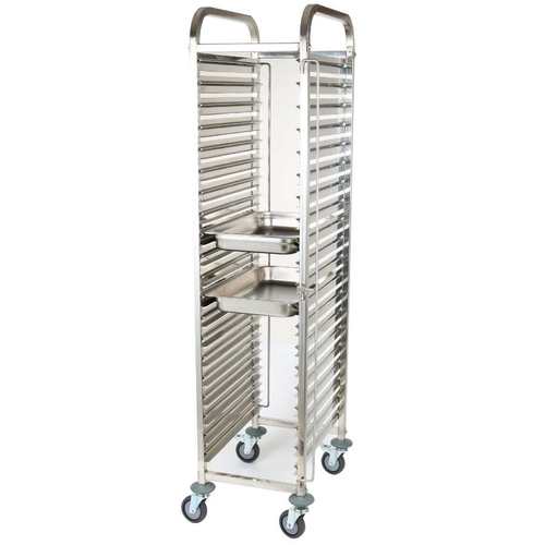 עגלת תבניות גסטרונום 16 מדפים 1/1 - 38*55*172 ס