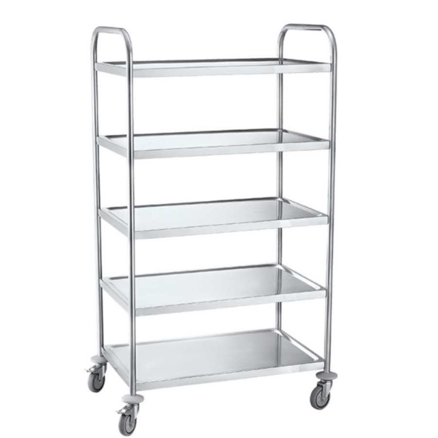 עגלה נירוסטה 5 קומות 86*54*156 ס"מ - Y.C.033450