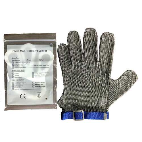 כפפת מגן לקצבים מידה L עם חגורה - Y.C.033542