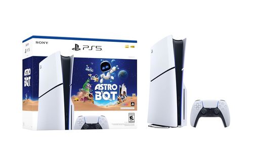 קונסולת משחק Sony PlayStation 5 Slim 1TB Blu-Ray Edition + AstroBot, אחריות יבואן רשמי על ידי ישפאר