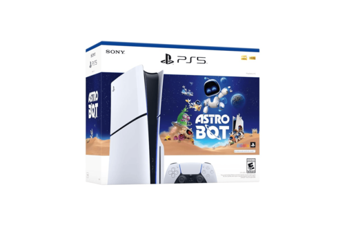 קונסולת משחק Sony PlayStation 5 Slim 1TB Blu-Ray Edition + AstroBot, אחריות יבואן רשמי על ידי ישפאר