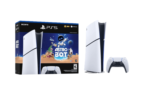 קונסולת משחק Sony PlayStation 5 Slim 1TB Digital Edition + AstroBot, אחריות יבואן רשמי על ידי ישפאר