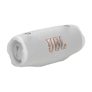 רמקול אלחוטי JBL Charge 6 לבן- שנת אחריות ע"י היבואן הרשמי 