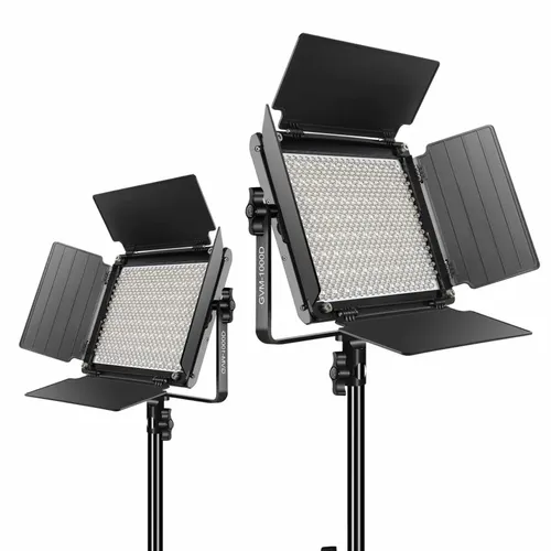 קיט 2 פנסי לד צבעוניים GVM-1000D RGB