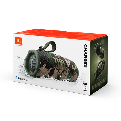 JBL Charge 6 ג'י בי אל צ'ארג' 6 ירוק -משלוח מהיר 