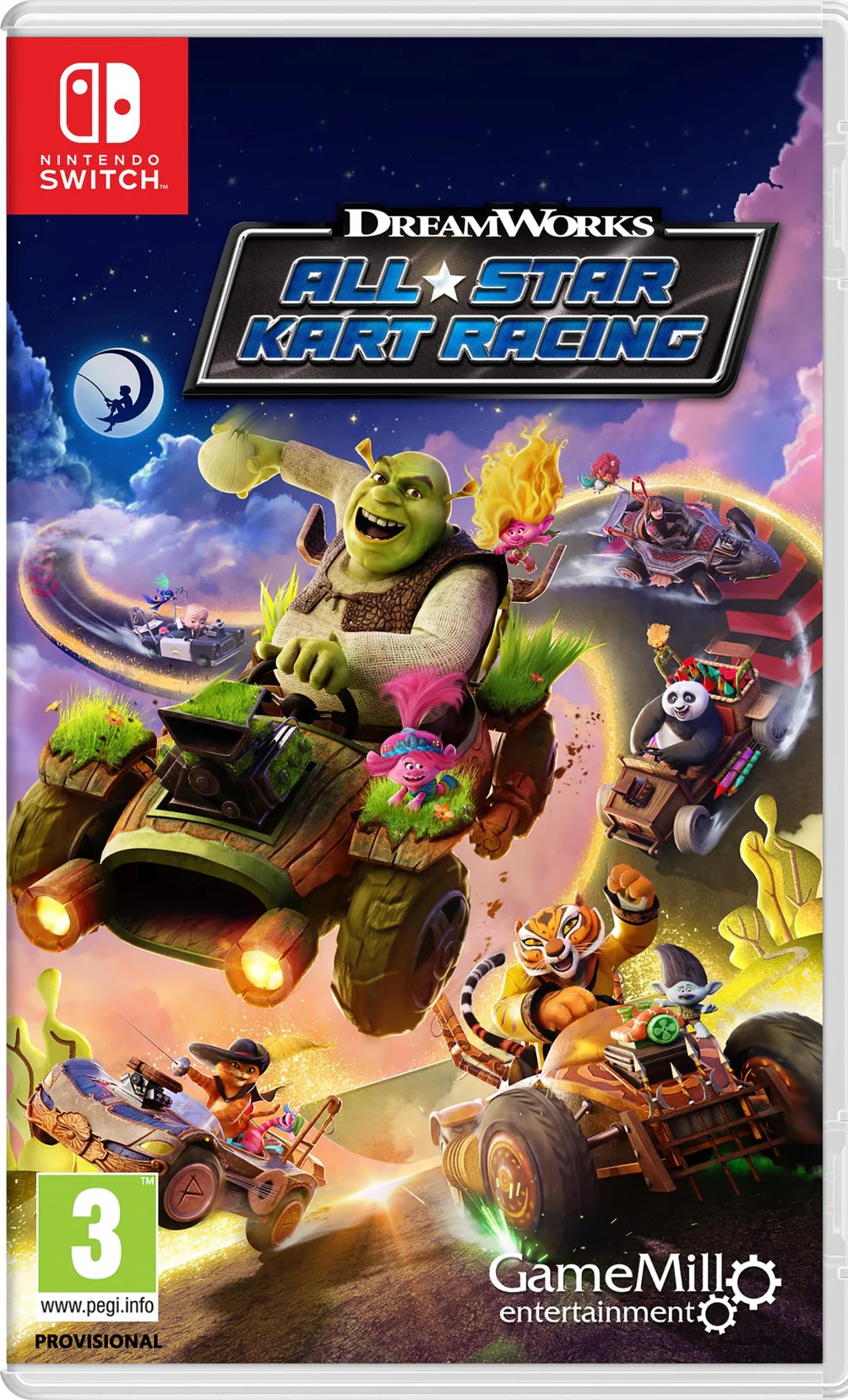 Dreamworks All Star Kart Switch
