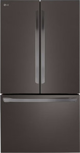 מקרר 3 דלתות מקפיא תחתון 750 ליטר LG GR-B278SE עם התקן שבת מובנה - גימור נירוסטה מושחרת 