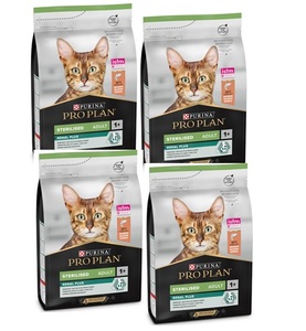 דיל! - 4 יחידות פרופלאן Proplan לחתול בוגר STERILISED RENAL PLUS סטרילייזד סלמון 3 ק"ג פרופלן