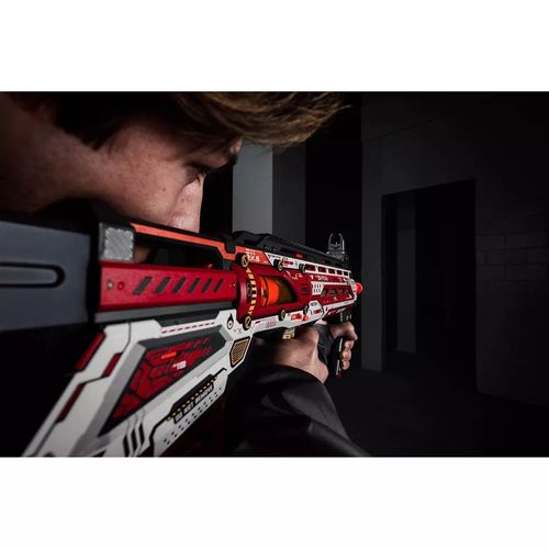 רובה חיצי ספוג טווח מוגדל LONGSHOT עד 43 מ' מסדרת PRO עם 20 חיצים רגילים ו 20 קצרים