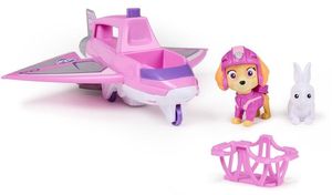 מטוס חילוץ אווירי עם דמות סקיי ודמות ארנב