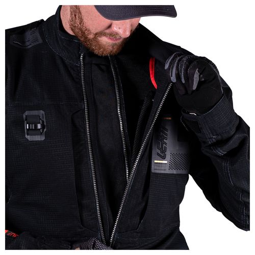 מעיל אדונצ'ר ראלי ליט שחור - LEATT ADV RALLY JACKET 5.5 