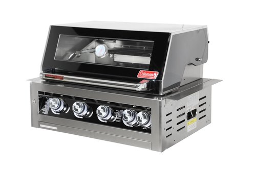COLEMAN פרימיום 4 מבערים  בילט אין שחור