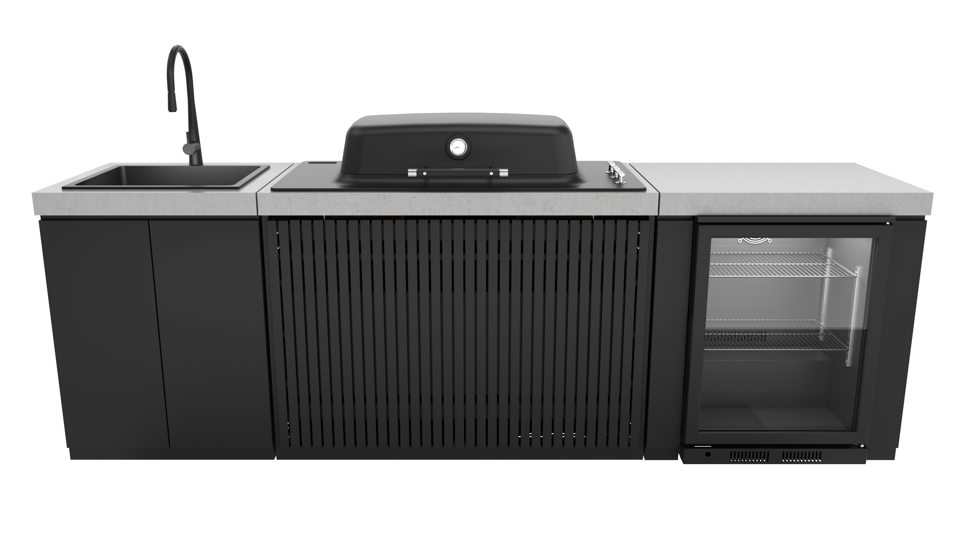 מטבח חוץ אברדיור חדש 2025 צבע שחור 