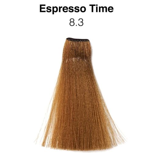 צבע לשיער 8.3 - Light Golden Blond צבע אספרסו טיים, צבע שיער טבעוני ב 10 דקות! נובל 60 מ