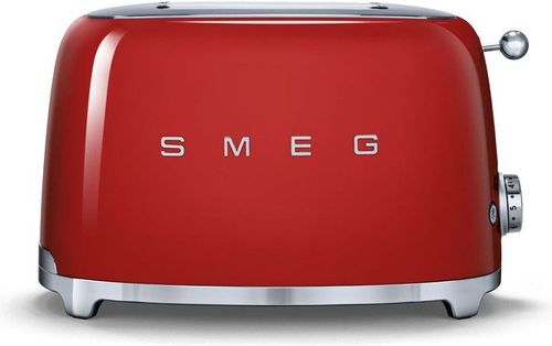 מצנם לשתי פרוסות, צבע אדום,מסדרת 50’s Retro Styleמבית SMEG דגם TSF01RDEU במלאי!!!