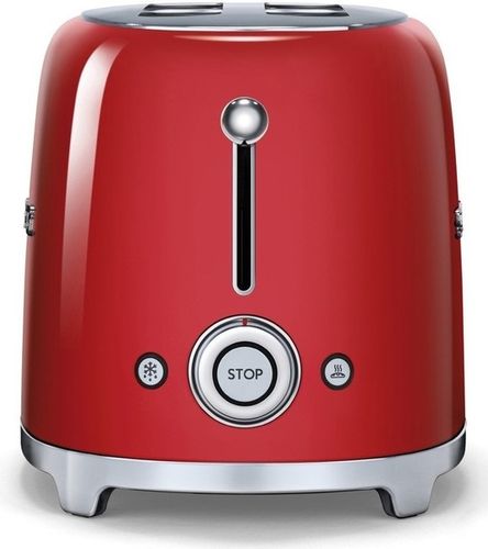 מצנם לשתי פרוסות, צבע אדום,מסדרת 50’s Retro Styleמבית SMEG דגם TSF01RDEU במלאי!!!