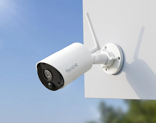 מצלמת אבטחה WiFi אלחוטית עם סוללה נטענת ופאנל סולארי - Reolink Argus B320
