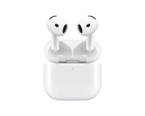 Apple AirPods 4 עם שבב H2, עיצוב נוח, עמידות IP54, חיי סוללה ארוכים