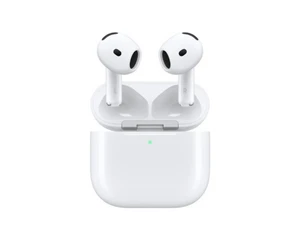 איירפודס אוזניות אלחוטיות Apple AirPods 4 | אוזניות הדור החדש - איכות שמע משופרת וחיי סוללה ארוכים
