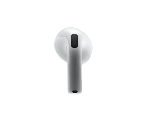 Apple AirPods 4  שמע משופרת עם שבב H2 חדש, עיצוב נוח יותר, חיבור USB-C, והתאמה אישית של שמע מרחבי.