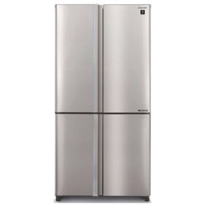 מקרר 4 דלתות מקפיא תחתון – 610 ליטר Sharp שארפ SJ-9270-BS נירוסטה כולל ICE MAKER - יבואן רישמי!!!