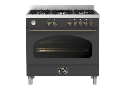 תנור משולב כיריים 5 להבות גז 90 ס