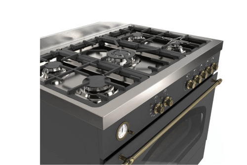 תנור משולב כיריים 5 להבות גז 90 ס