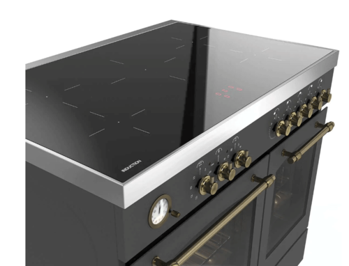 תנור כפול משולב אינדוקציה 5 אזורים 90 ס