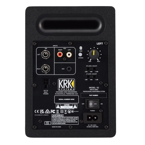 זוית נוספת KRK Kreate 3 Two-Way Studio Reference Monitor Pair