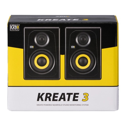 זוית נוספת KRK Kreate 3 Two-Way Studio Reference Monitor Pair