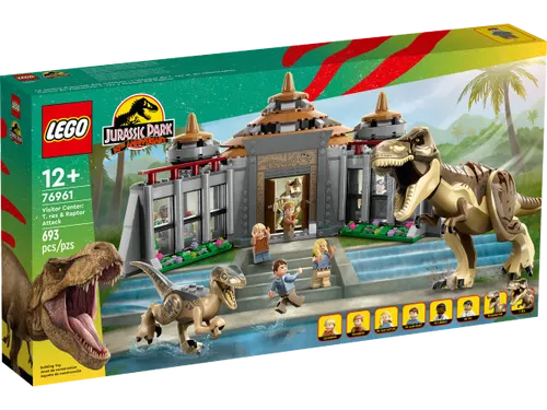 לגו מרכז המבקרים: מתקפת טי רקס וראפטור (76961) LEGO