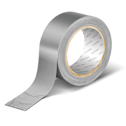סרט חבלה- בד PE דביק 25X48mm מטר - אפור