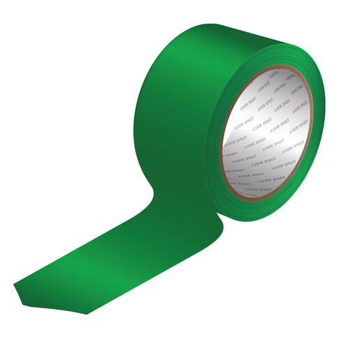 סרט חבלה- בד PE דביק 25X48mm מטר - ירוק