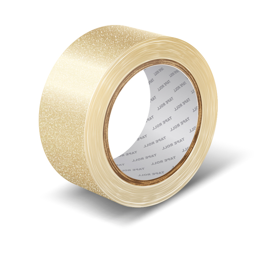 סרט דביק למניעת החלקה 10X50mm מטר - שקוף