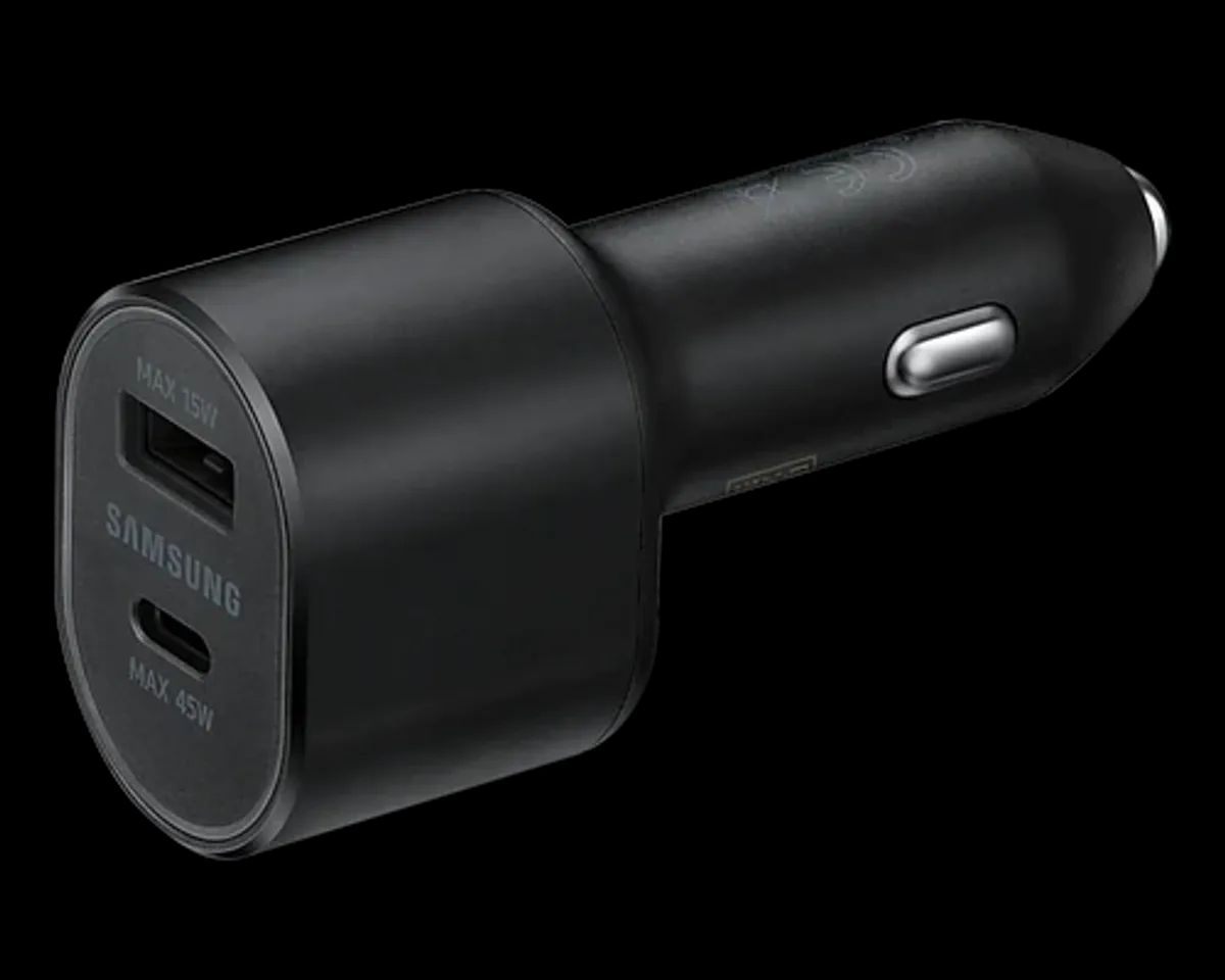 ראש מטען לרכב 2 יציאות 45W+15W סמסונג מקורי Samsung