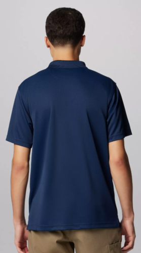 חולצת פולו קצרה לגברים UTILIZER POLO I כחול כהה  - Columbia