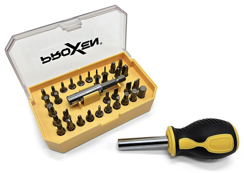 סט ביטים 35 חלקים + מברג גוץ  PROXEN