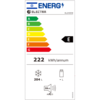 מקפיא 6 מגירות 204 ליטר נטו Electra EL2400W - גימור לבן אחריות ע"י היבואן הרשמי