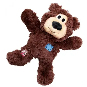 בובה דב חבל לכלב – KONG Wild Knots Brown Bear קונג קשרים | מולי חיות מחמד
