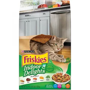 פריסקיז לחתול מעדני הבית (ירוק) 7.26 ק"ג | Friskies Indoor | מולי חיות מחמד