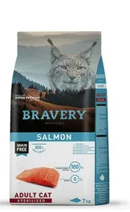 ברייברי סלמון לחתול מסורס /מעוקר 7 ק"ג Salmon Bravery
