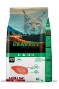 ברייברי עוף לחתול מסורס מעוקר בוגר Bravery ADUT CAT