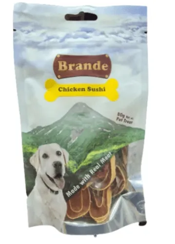 חטיף לכלב סושי בטעם עוף ברנדה branda